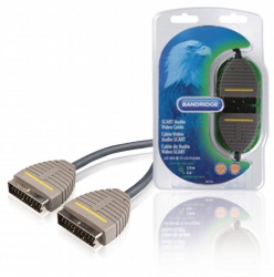 SCART Kabel SCART Male - SCART Male 2.00 m Blauw - bvl7102