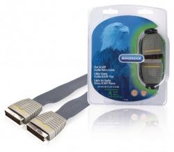 SCART Kabel SCART Male - SCART Male 5.00 m Blauw - bvl7305