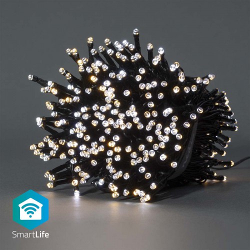 SmartLife Decoratieve LED | Koord | Wi-Fi | Warm tot Koel Wit | 400 LED's | 20.0 m | Android™ / IOS - wifilx02w400