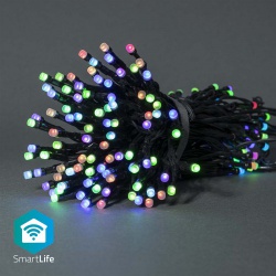 SmartLife Decoratieve LED | Koord | Wi-Fi | RGB | 84 LED's | 10.0 m | Android™ / IOS - wifilx01c84