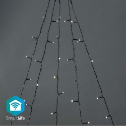 SmartLife Decoratieve LED | Boom | Wi-Fi | Warm Wit | 200 LED's | 20.0 m | 5 x 4 m | Android™ / IOS - wifilxt11w200