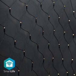SmartLife Decoratieve LED | Net | Wi-Fi | Warm Wit | 280 LED's | 3.00 m | 3 x 2 m | Android™ / IOS - wifilxn01w280