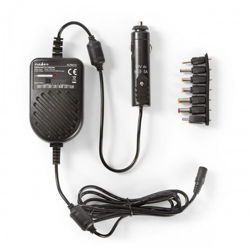 Universele AC-Stroomadapter | 36 W | 0 - 12 V DC | 1.20 m | 5.0 A | 7 plug(s) | Zwart - acpa010