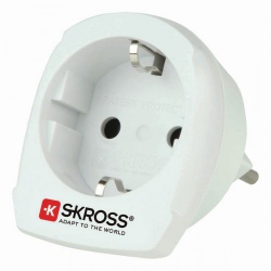 Reisadapter Combo - Wereld-naar-Zwitserland Geaard - skr1500206e