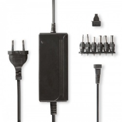 Universele AC-Stroomadapter | 36 W | 5 - 15 V DC | 3.60 m | 2.4 - 3.0 A | 6 plug(s) | Zwart - acpa004