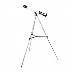 Telescoop | Diafragma: 50 mm | Brandpuntsafstand: 600 mm | Finderscope: 5 x 24 | Maximale werkhoogte: 125 cm | Tripod | Wit / Zwart - scte5060wt