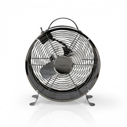 Tafelventilator | Netvoeding | Diameter: 250 mm | 20 W | 2 Snelheden | Gun Metal Grijs - fncl10gm20