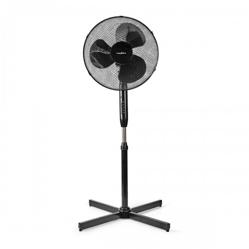 Staande Ventilator | Diameter: 400 mm | 3 Snelheden | Zwenkfunctie | 40 W | Verstelbare hoogte | Uitschakeltimer | Afstandsbediening | Zwart - fnst15cbk40