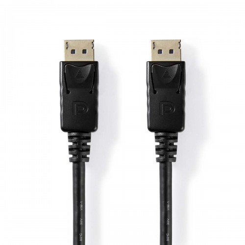 DisplayPort-Kabel | DisplayPort Male | DisplayPort Male | Vernikkeld | 2.00 m | Rond | PVC | Label - ccgl37011bk20