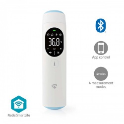 SmartLife Infrarood Thermometer | LED-Scherm | Oor / Voorhoofd | Wit - bthtir10wt