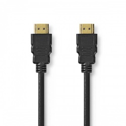 Ultra High Speed ​​HDMI™-Kabel | HDMI™ Connector | HDMI™ Connector | 8K@60Hz | 48 Gbps | 3.00 m | Rond | 6.7 mm | Zwart | Label - cvgl35000bk30