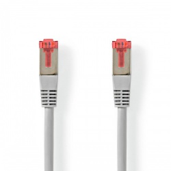 CAT6-kabel | RJ45 Male | RJ45 Male | S/FTP | 3.00 m | Rond | PVC | Grijs | Label - ccgt85221gy30