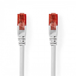 CAT6 Netwerkkabel | RJ45 Male | RJ45 Male | U/UTP | 5.00 m | Rond | PVC | Wit | Label - ccgl85200wt50