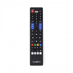 Vervangende Afstandsbediening | Geschikt voor: Samsung | Voorgeprogrammeerd | 1 Apparaat | Amazon Prime / Disney + Button / Netflix Knop / Youtube Knop | Infrarood | Zwart - tvrc45sabk