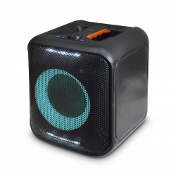 Bluetooth® Party Speaker | Maximale batterijduur: 5 uur | 150 W | Handgreep | Feestverlichting | Koppelbaar | Equalizer | Oranje / Zwart - sppt2450bk