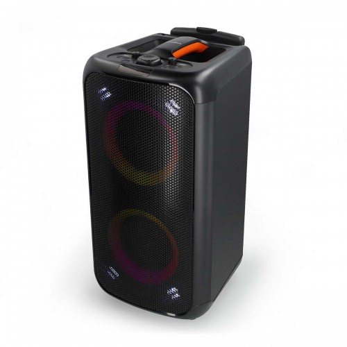 Bluetooth® Party Speaker | Maximale batterijduur: 5 uur | 240 W | Handgreep | Feestverlichting | Equalizer | Oranje / Zwart - sppt2480bk