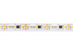 flexibele digitale led strip - wit 2700k - 84 led's/m - 84 pixels/m - 5 m - 12v - ip20 - cri90 - e12n140dw27