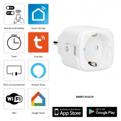 SMART-PLUG10 Slimme Wi-Fi-stekker 16A 3680W - smart-plug10