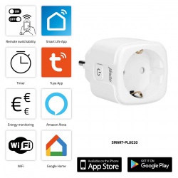 SMART-PLUG20 Slimme Wi-Fi-stekker met energiemonitor 16A 3680W - smart-plug20