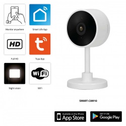SMART-CAM10 Smart Wi-Fi camera IP-camera geschikt voor domotica - smart-cam10