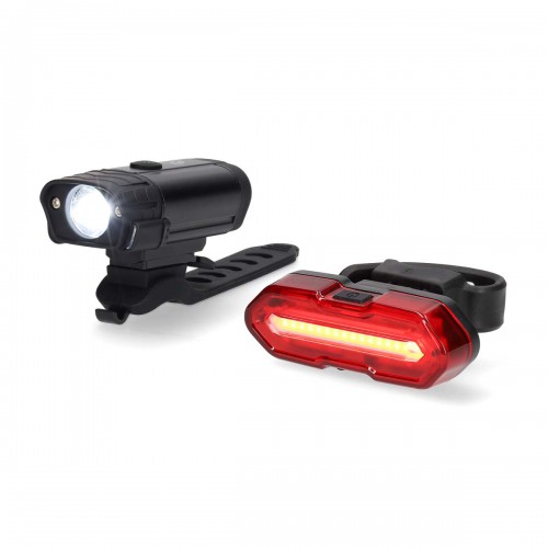 Fietslamp | Batterij Gevoed | 5 V DC | 3 W | Incl. batterij(en) | Oplaadbaar | 400 lm | 4.5 lm | 100 m | 110 ° - lbicycler10bk