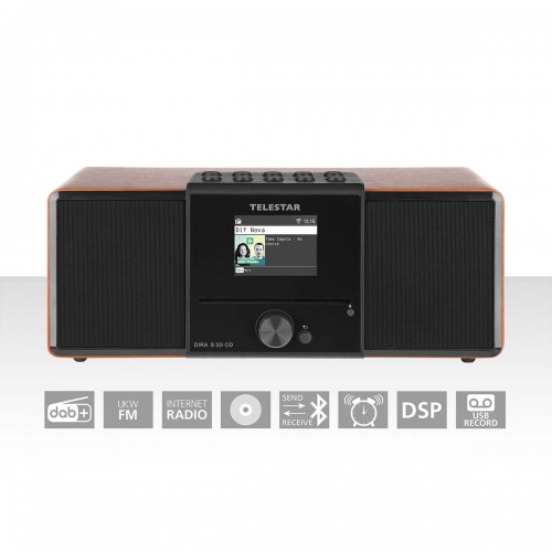 TELESTAR DIRA S32i CD Hout EWF DAB+ / FM / INTERNET / BLUETOOTH - 30-320-01