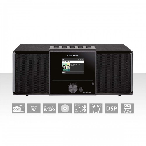 TELESTAR DIRA S32i CD Zwart EWF DAB+ / FM / INTERNET / BLUETOOTH - 30-320-02