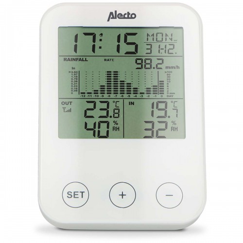 Weerstation met draadloze sensor Zwart / Grijs - ws-1200