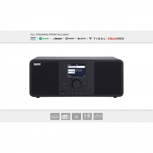 Imperial DABMAN i205 Hybride Stereo Radio voor Internet / DAB+ / FM Zwart - 22-233-10