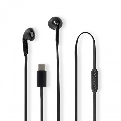 Bedrade Koptelefoon | USB-C™ | Kabellengte: 1.20 m | Ingebouwde microfoon | Volumebediening | Zwart - hpwd4024bk