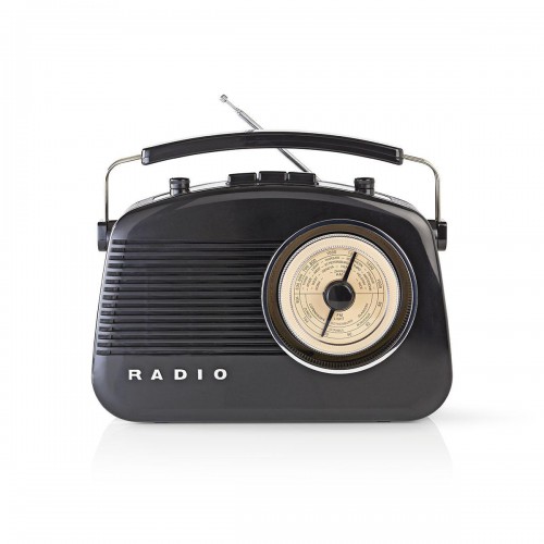 FM-Radio | Tafelmodel | AM / FM | Batterij Gevoed / Netvoeding | Analoog | 4.5 W | IP20 | Handgreep | Zwart - rdfm5000bk