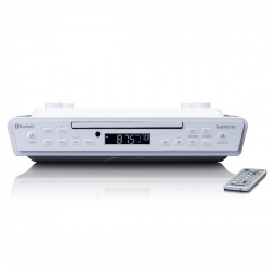 Keukenklokradio met CD Bluetooth en afstandsbediening Wit - kcr-150wh
