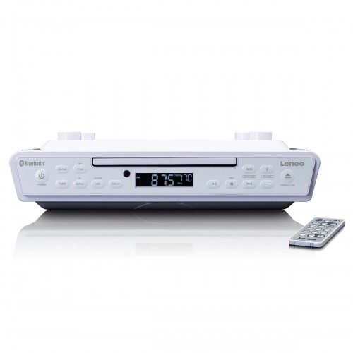 Keukenklokradio met CD Bluetooth en afstandsbediening Wit - kcr-150wh