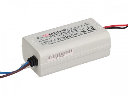 led-driver met constante stroom - 1 uitgang - 350 ma - 16 w - apc-16-350