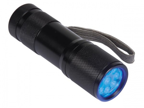 zaklamp - 9 uv-leds - efl41uv