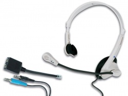 koptelefoon met microfoon voor telefoon en multimedia  - HSMT1