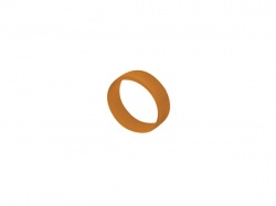 oranje codeerring voor mannelijke-vrouwelijke xlr - xxr-3
