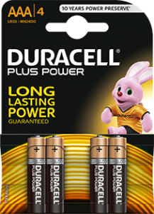 Duracell plus power alkaline batterij - mn2400