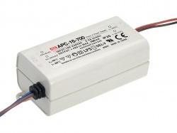 led-driver met constante stroom - 1 uitgang - 700 ma - 16 w - apc-16-700